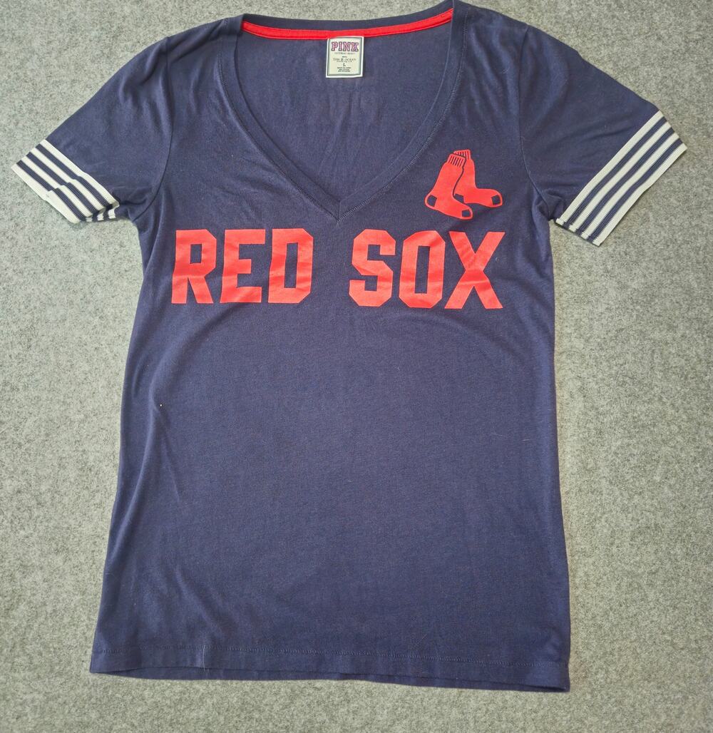 Victoria's Secret PINK 5th & Ocean MLB Boston Red Sox Tee L